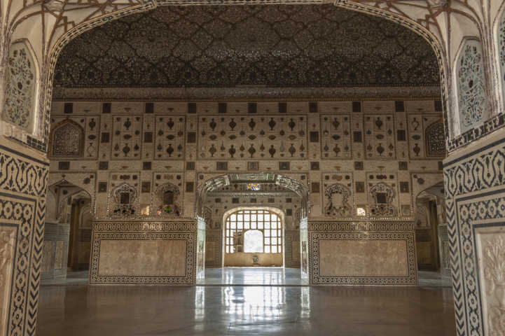 21 - India - Amber - fuerte de Amber - Shish Mahal